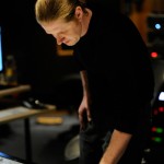 Bobby, the engineer, runs the session at Westlake during the Kaylene Peoples MY MAN recording session June 9, 2011. (Photo by Arun Nevader)