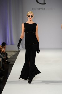 Octavio Carlin Dress on the Runway